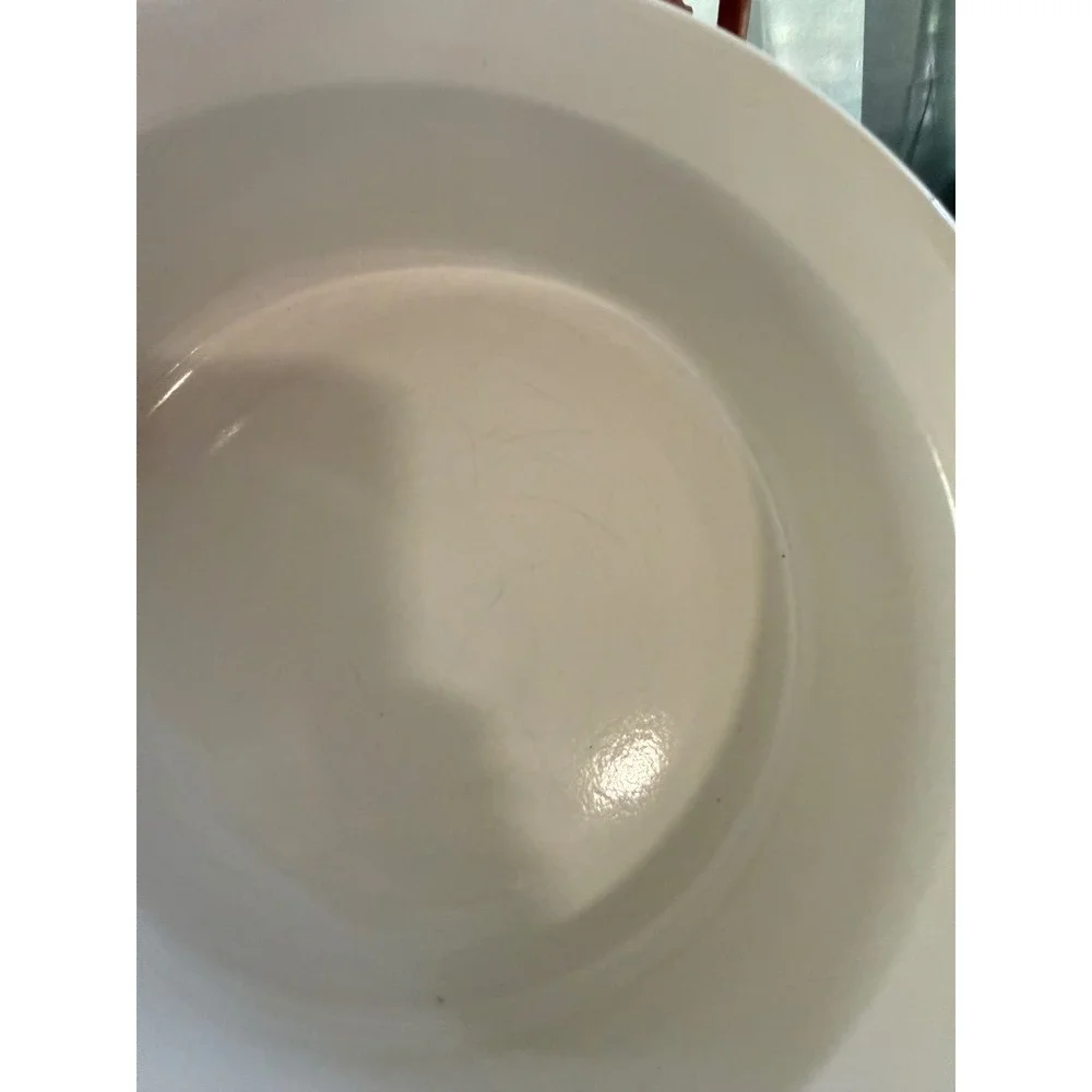CorningWare French White Casserole Dish Set 3 Piece Stoneware with Glass Lids